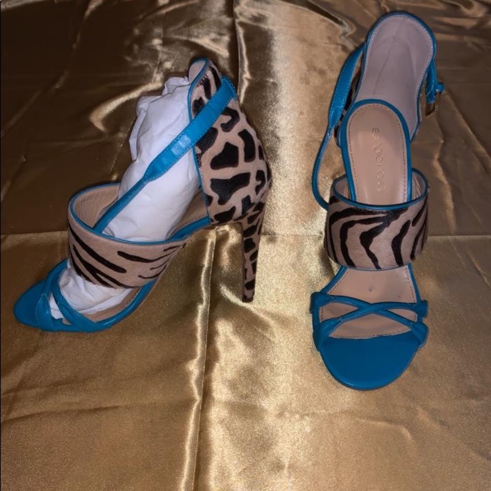 Sergio Rossi cheetah print heels